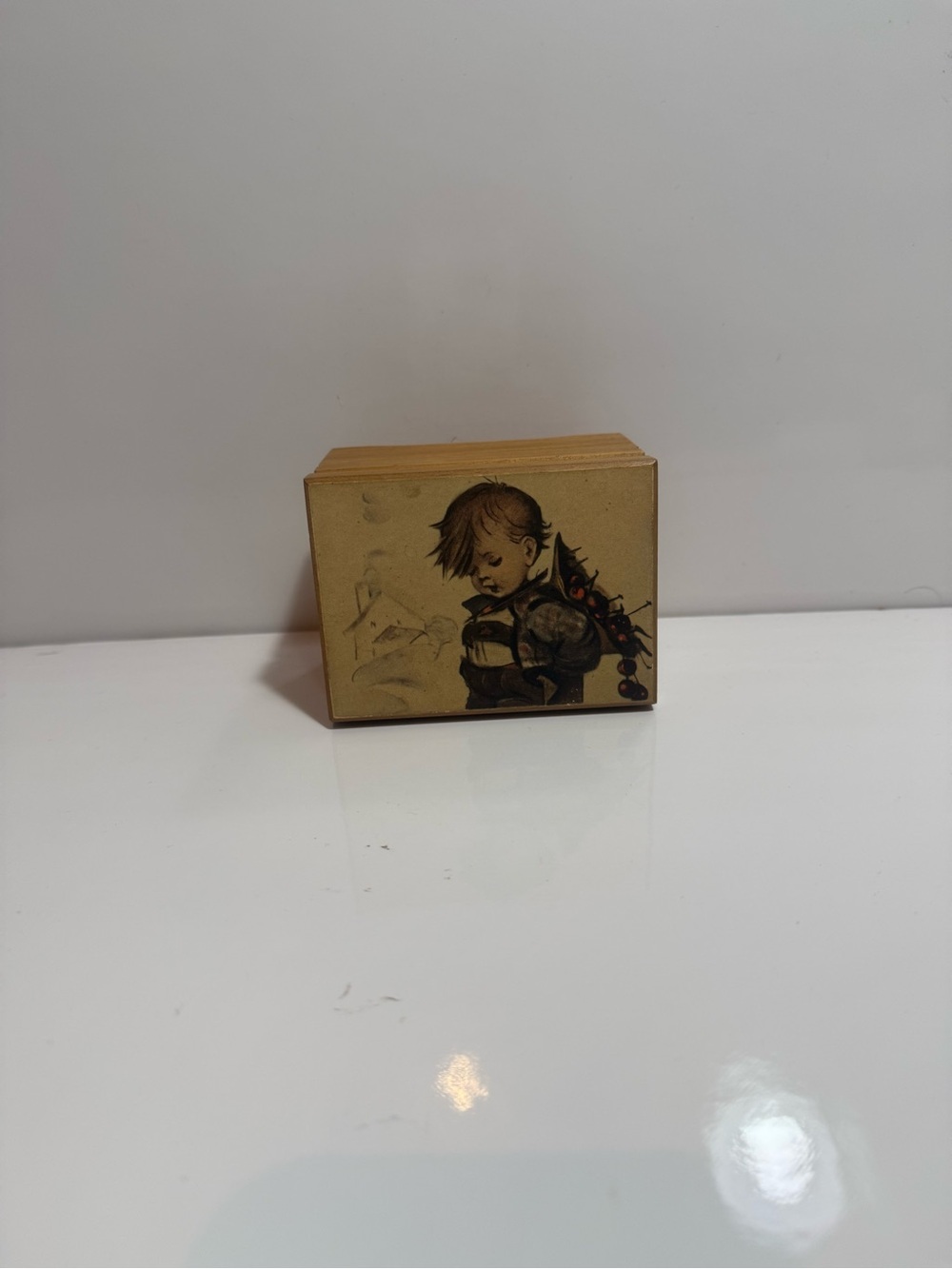 Wooden Hummel Art Print Music Box Dr Zhivago, Laura’s Theme Swiss Musical Moveme